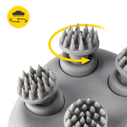 Elektryczny masażer do głowy wodoodporny – relaks i pielęgnacja włosów