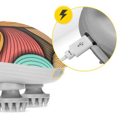 Elektryczny masażer do głowy wodoodporny – relaks i pielęgnacja włosów