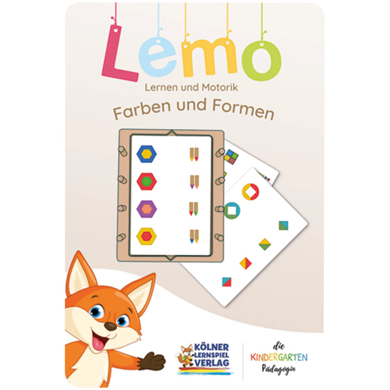 Karty Edukacyjne Lemo Kolory i Kształty - Nauka i Motoryka