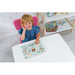 Puzzle dźwiękowe Safari - nauka przez zabawę dla dzieci 2+