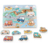 Puzzle dźwiękowe Pojazdy - nauka i zabawa dla najmłodszych
