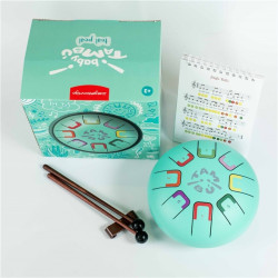 Tambu  –turkus Teal Peal muzyczny bębenek dla dzieci 3+