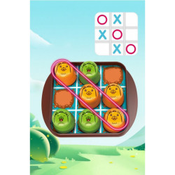 IQ Gra Logiczna 2w1 Kółko i Krzyżyk - Nauka i Zabawa