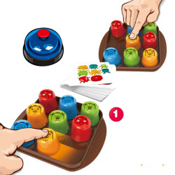 IQ Gra Logiczna 2w1 Kółko i Krzyżyk - Nauka i Zabawa