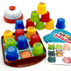 IQ Gra Logiczna 2w1 Kółko i Krzyżyk - Nauka i Zabawa