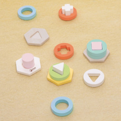 Sorter Montessori Classic World - Nauka Kształtów i Kolorów