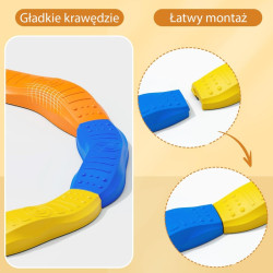 Równoważnia Modułowa Tor Sensoryczny Okrąg - Ćwicz Równowagę i Koordynację