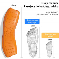 Równoważnia Modułowa Tor Sensoryczny Okrąg - Ćwicz Równowagę i Koordynację