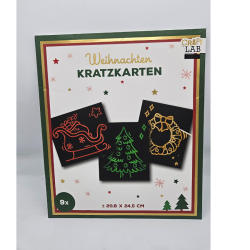 Wydrapywanki świąteczne| Kreatywne karty DIY