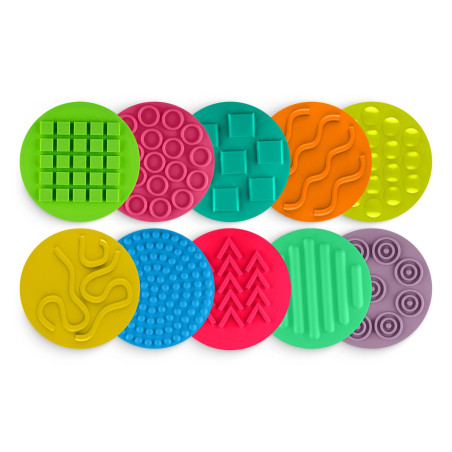 Zestaw dużych krążków sensorycznych 10 szt. – stymulacja i SI