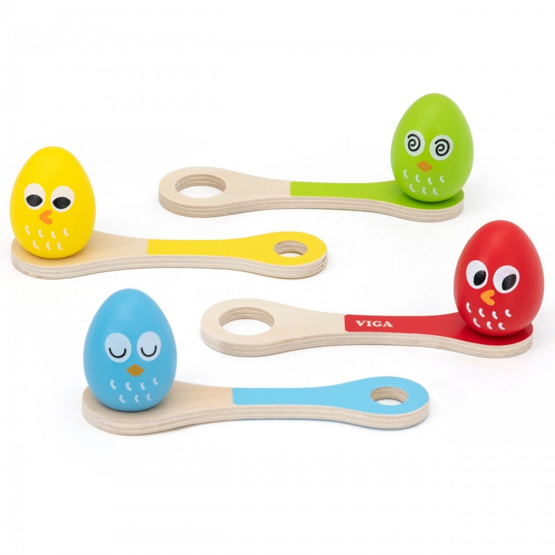 Gra zręcznościowa VIGA Wyścig Jajko na łyżce SI