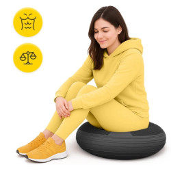 Poduszka sensomotoryczna MED+ 60 cm czarna SI