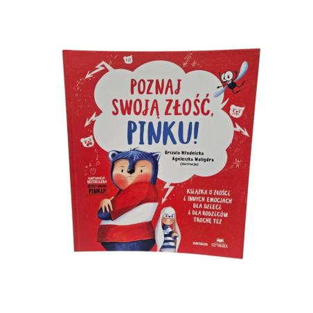Poznaj swoją złość, Pinku! – książka dla dzieci o emocjach 6+