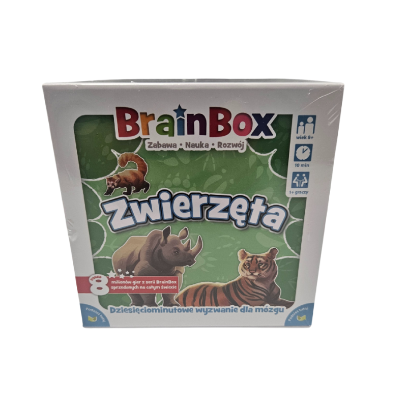 BrainBox Zwierzęta – gra edukacyjna dla dzieci 8+
