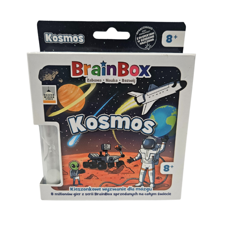 BrainBox Kosmos gra edukacyjna kieszonkowa dla dzieci 8+