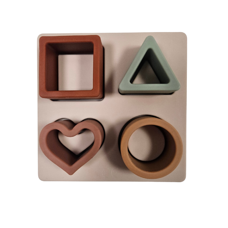 Silikonowa układanka kształty | Motoryka mała i SI