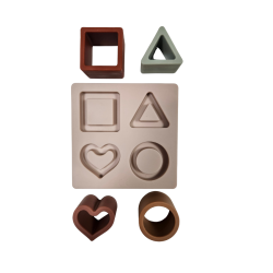 Silikonowa układanka kształty | Motoryka mała i SI