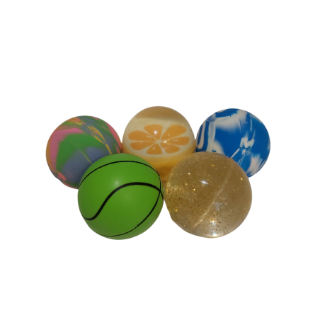 Zestaw 5 piłeczek kauczukowych - integracja sensoryczna