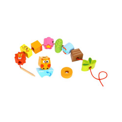 Drewniana zabawka edukacyjna do równowagi i SI dla dzieci