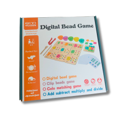 Układanka matematyczna Montessori - nauka liczenia dla dzieci