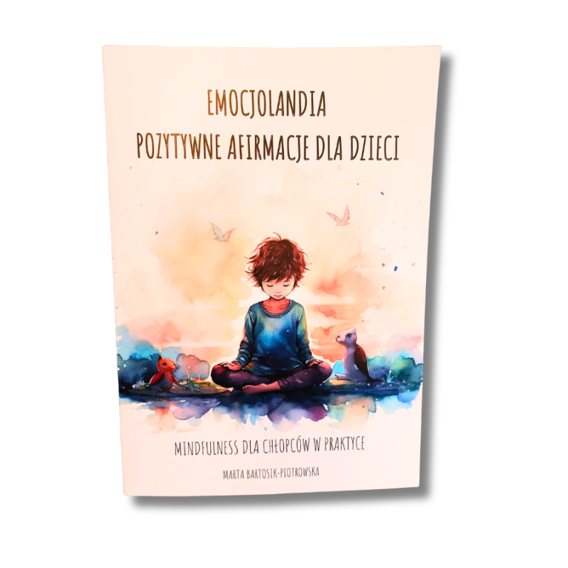 Pozytywne afirmacje z kolorowanką dla chłopców