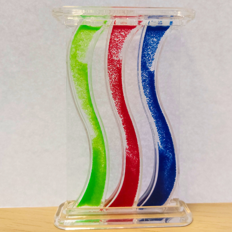 Klepsydra antygrawitacyjna z brokatem - koncentracja i relaks