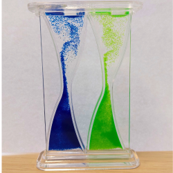 Klepsydra antygrawitacyjna z brokatem - koncentracja i relaks