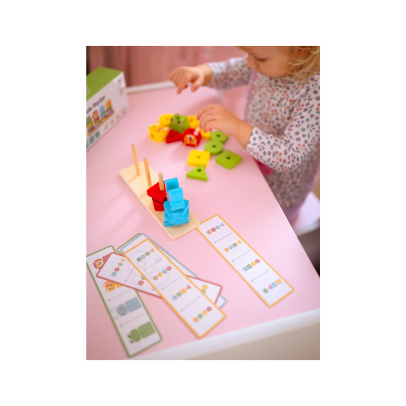 Układanka Montessori drewniana 27 el. SI