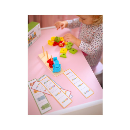 Układanka Montessori drewniana 27 el. SI