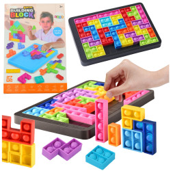 Tetris Pop It Puzzle 3w1 Sensoryczna Układanka