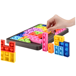 Tetris Pop It Puzzle 3w1 Sensoryczna Układanka