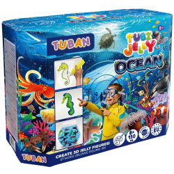 Zestaw kreatywny tubi Jelly Ocean Zestaw 8 Kolorów z Dużym Akwarium