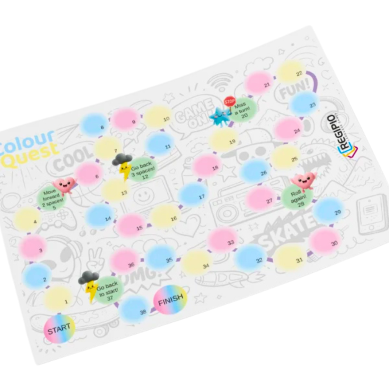 Colour Quest COOL  - plansza do nauki języka angielskiego