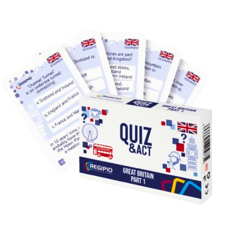 QUIZ & ACT Part 1 Great Britain | Gra językowa do nauki angielskiego