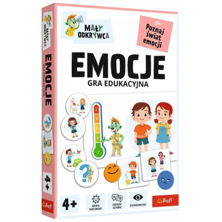 Gra edukacyjna emocje, mały odkrywca