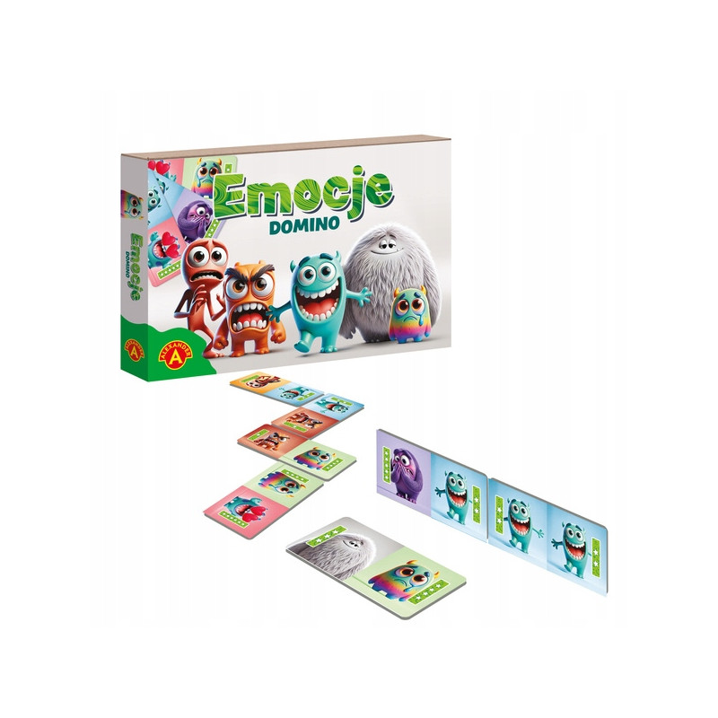 Domino Emocje Gra Edukacyjna Alexander 4+