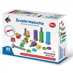 Śrubki Malucha 65 elementów | Zestaw do skręcania