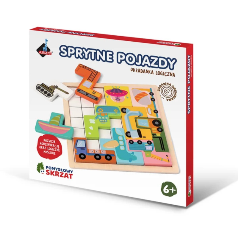 Pomysłowy Skrzat Sprytne Pojazdy | Gra logiczna dla dzieci