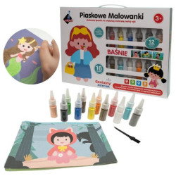 Piaskowa malowanka „Baśnie” 16 obrazków | Si-iS
