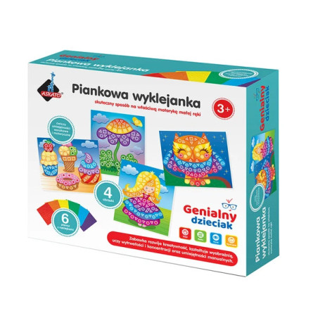 Piankowa wyklejanka dla dzieci | Motoryka mała