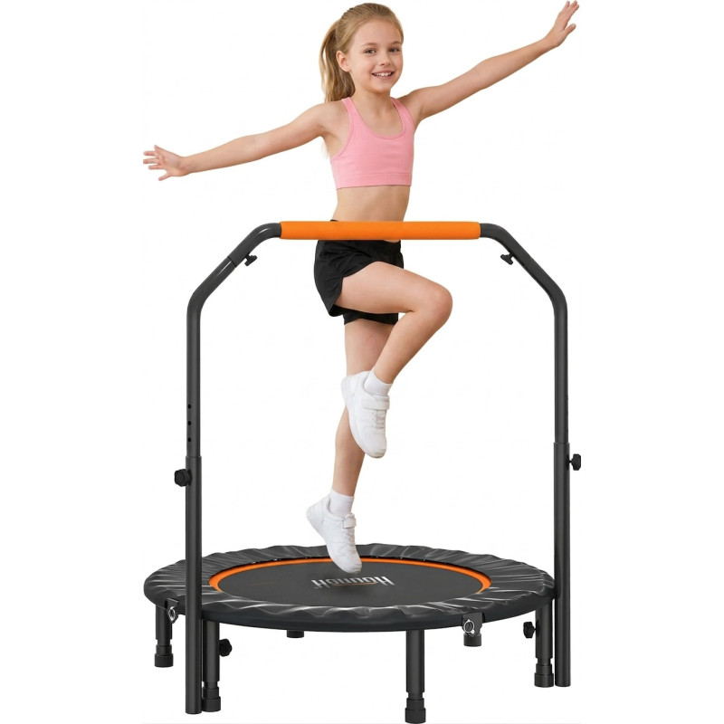 Trampolina fitness z uchwytem składana 102 cm | Si-iS