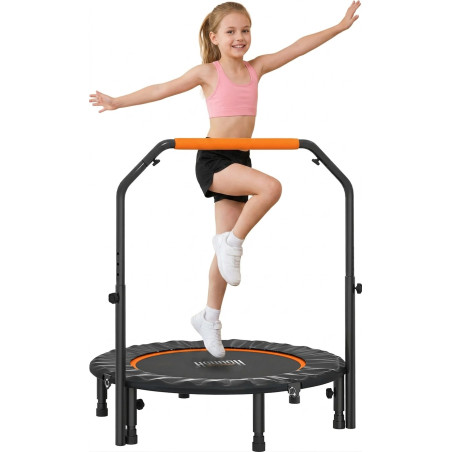 Trampolina fitness z uchwytem składana 102 cm | Si-iS