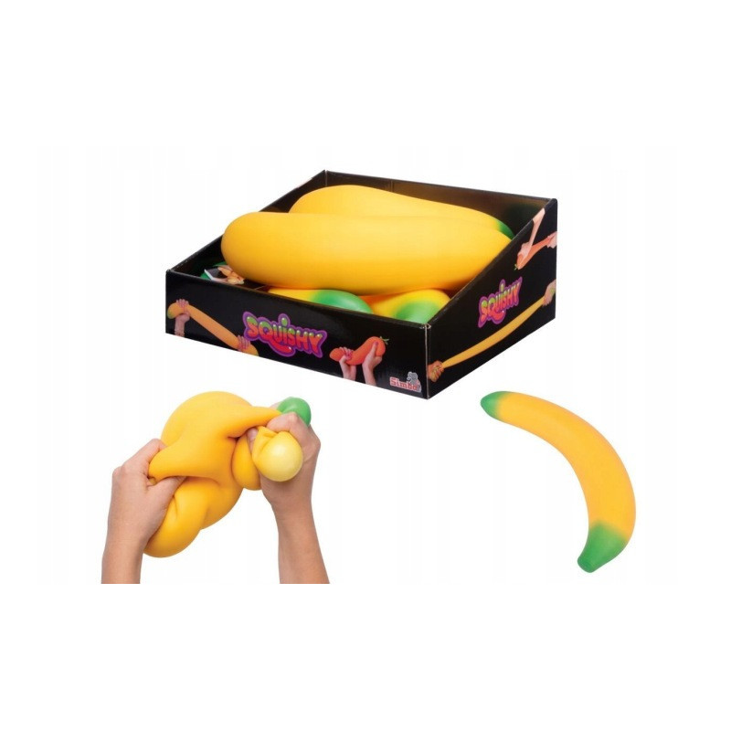Giga Gniotek Banan XXL 43 cm – gniotek sensoryczny