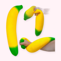 Giga Gniotek Banan XXL 43 cm – gniotek sensoryczny