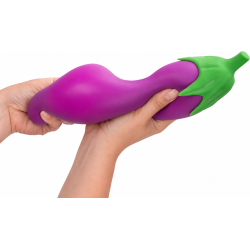 Giga Gniotek BAKŁAŻAN XXL 29 cm | Gniotek sensoryczny