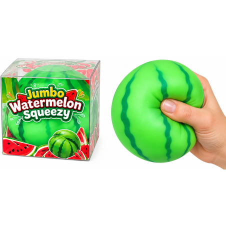 Gniotek Arbuz JUMBO 13 cm – zabawka sensoryczna antystresowa