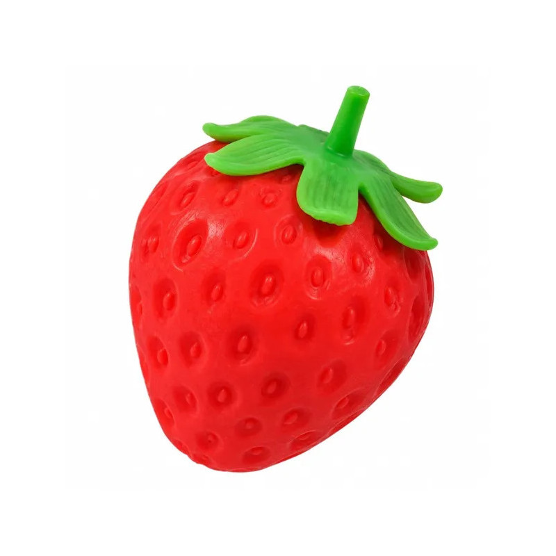 Piankowa Truskawka 5 cm – Zabawka Sensoryczna