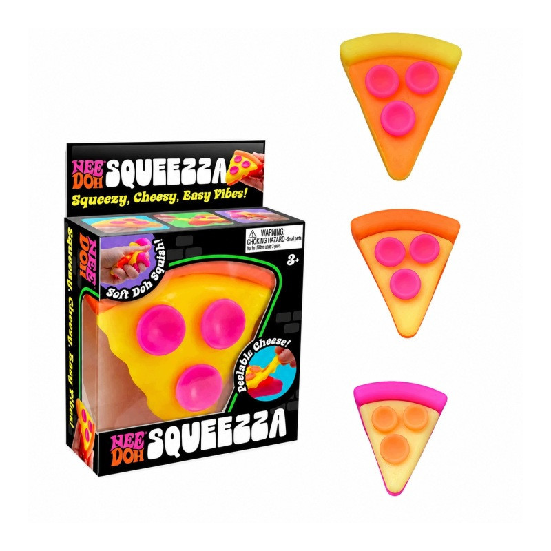 Gniotek Pizza z Salami – zabawka sensoryczna | Si-iS