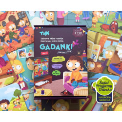 Gadanki Odkrywaj Emocje – 20 kart relacji dla dzieci Tupi