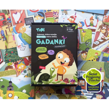 Gadanki Poznawaj Świat – 20 kart relacji dla dzieci Tupi